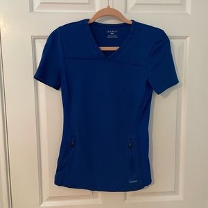 Women’s Jaanuu Scrub Top XXS Royal Blue